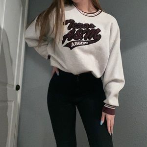 Texas A&M sweatshirt. Texas A&M pullover. Aggies